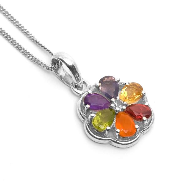 Pendentif univers argent Flory